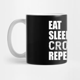 Crochet - Eat sleep crochet repeat Mug